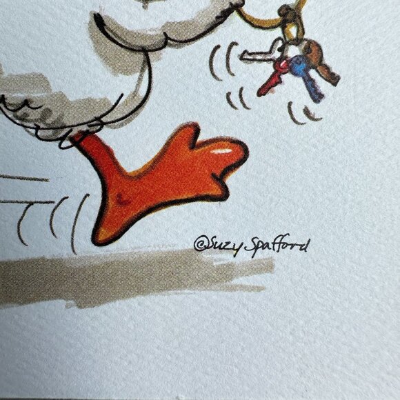 Suzy’s Zoo Series Linen Notecard - Picture 4 of 11